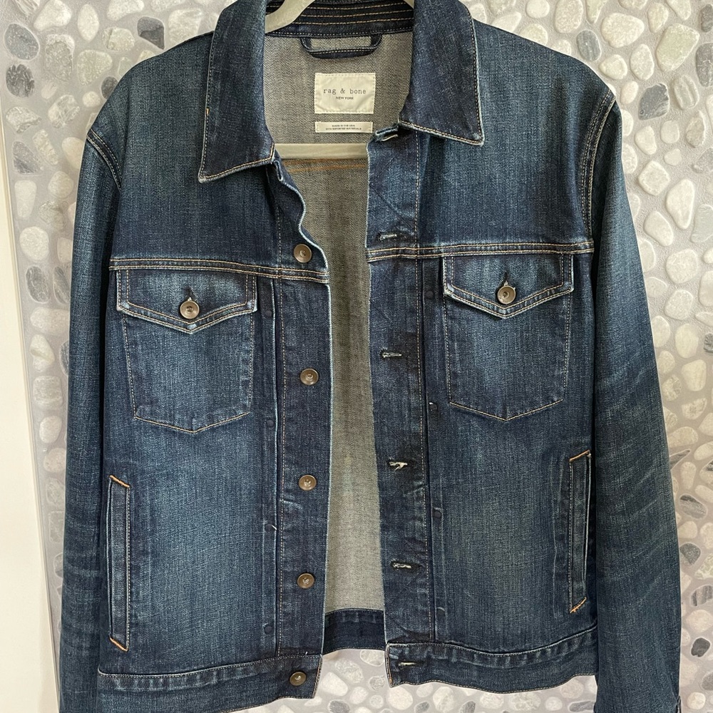 Rag & Bone denim jacket, men’s M.